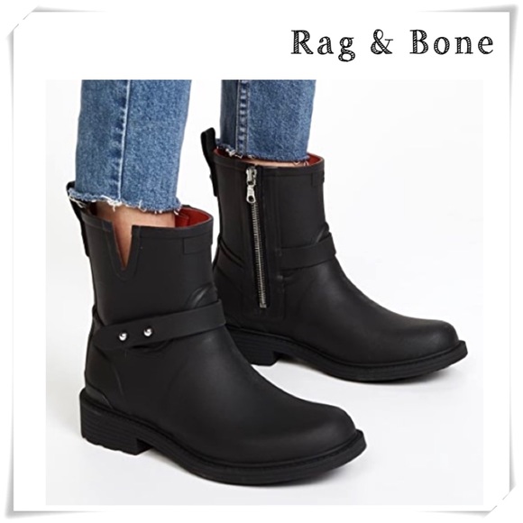 rag and bone moto rain boots